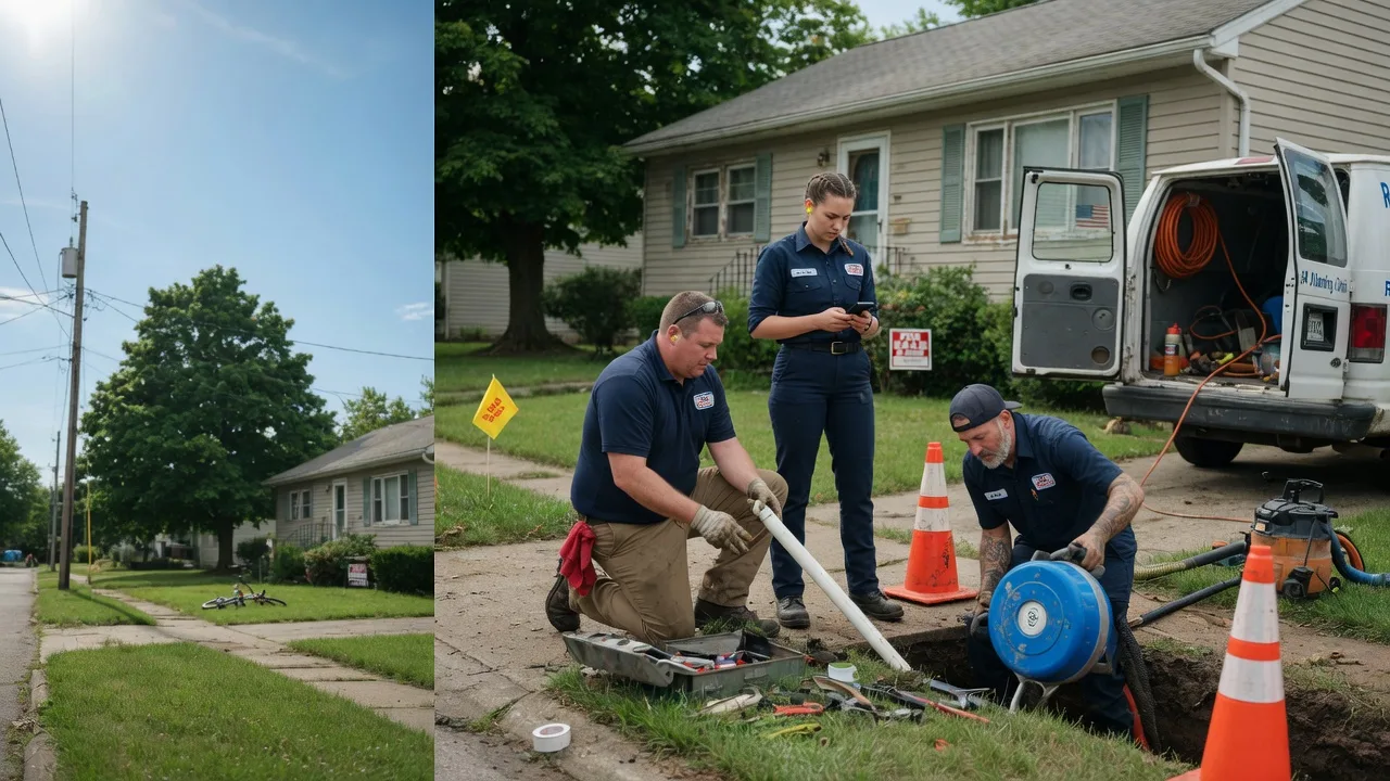 Sewer Line Repair in New Vienna, OH near me